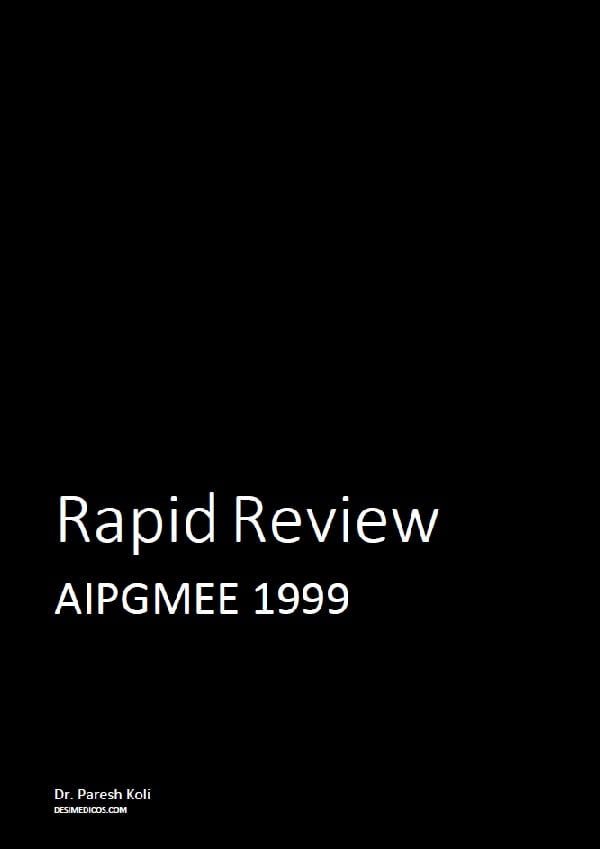 AIPGMEE 1999 Rapid Review cover