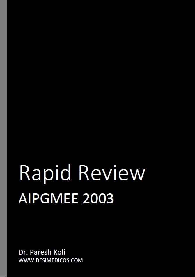 AIPGMEE 2003 Rapid Review cover