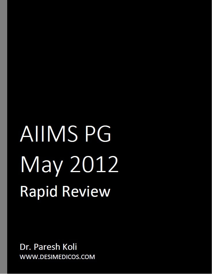 AIIMS PG May 2012 Rapid Review cover