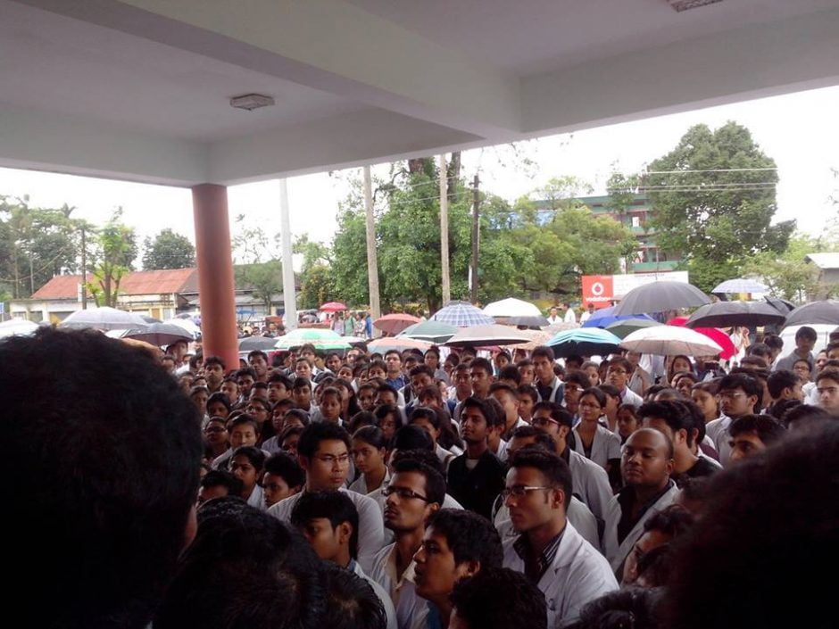 Assam Medical College Lady Doctor Death Protest 3