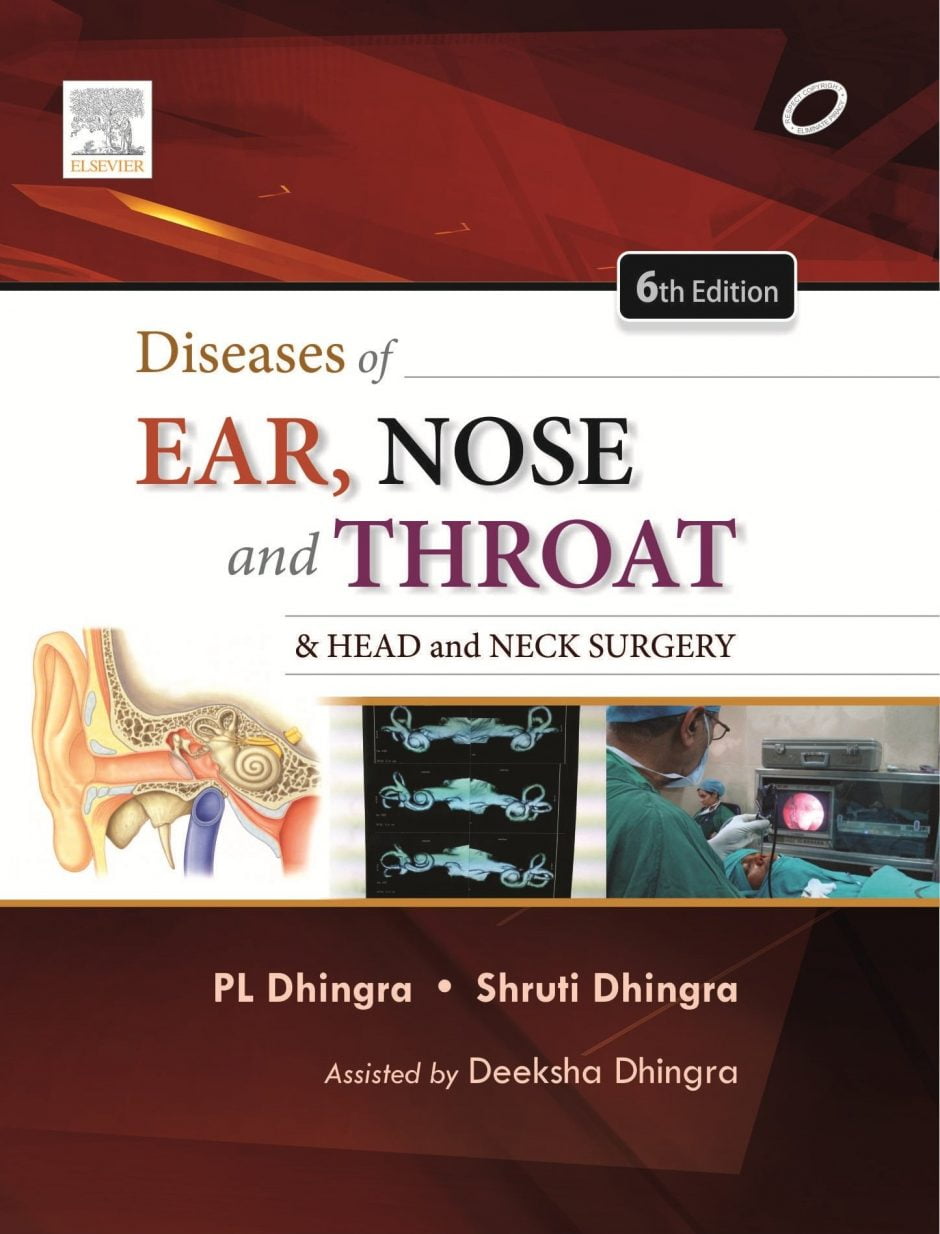 Diseases of Ear, Nose and Throat by P.L. Dhingra Cover