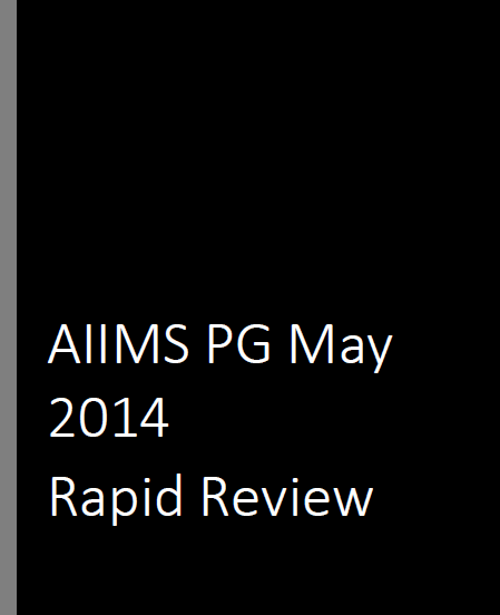 AIIMS PG May 2014 Rapid Review Cover