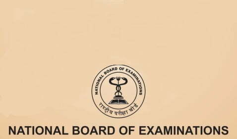 NBE National Board of Examiantions Logo