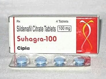 Sildenafil Citrate tablets Suhagra-100 by Cipla